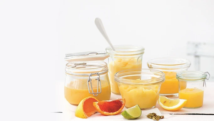 glass food storage with bamboo lid