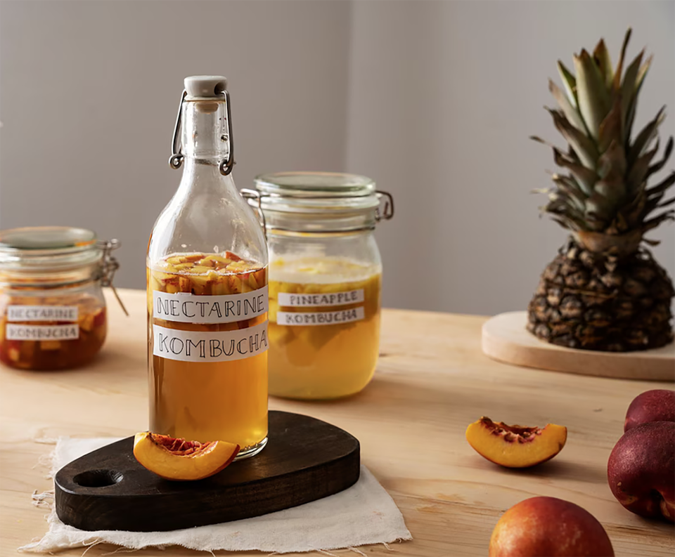spice jars bamboo