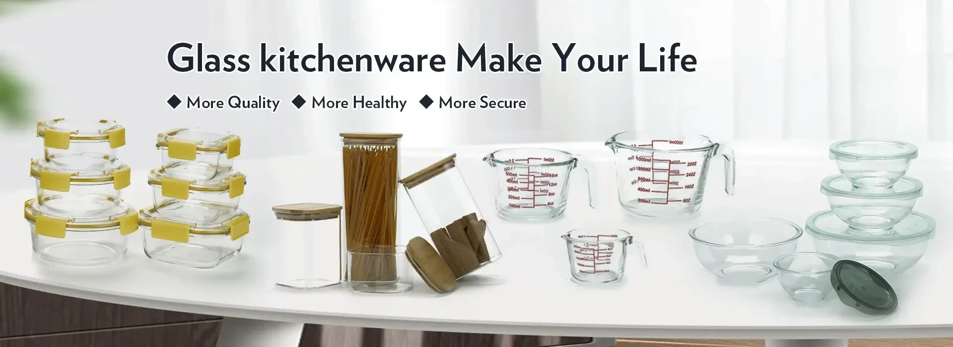 stackable glass containers