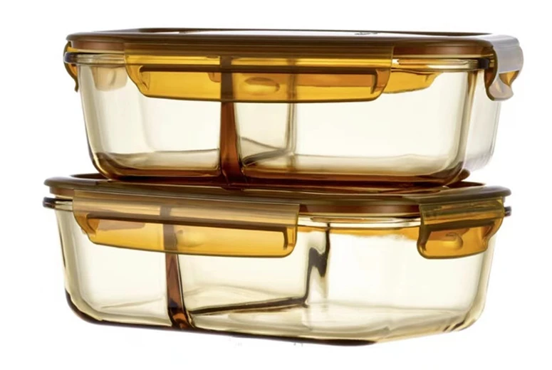 Glass Food Storage Container with Glass Lid