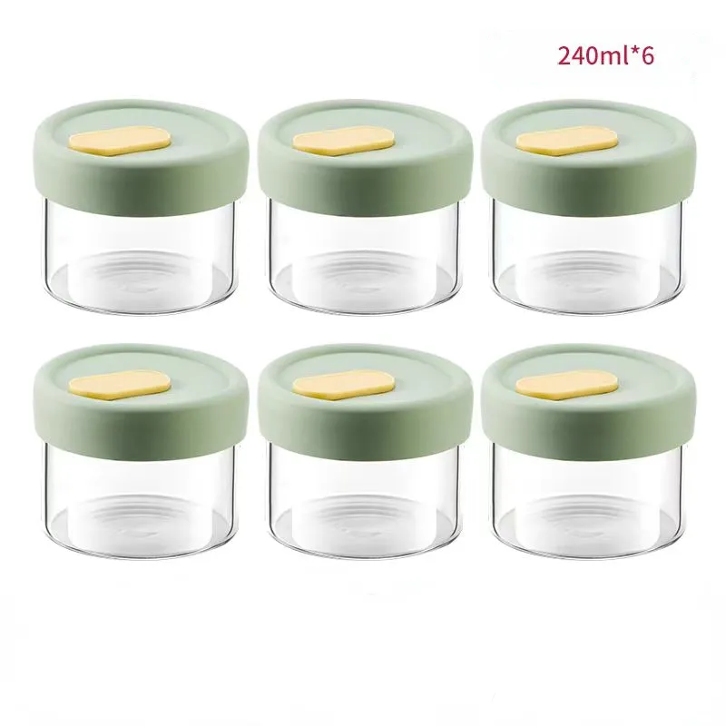 clear glass storage containers