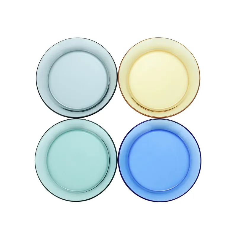 8inch Colored Borosilicate Glass Plate