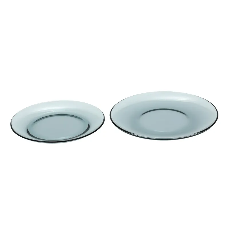 9 Inch 10 Inch Stained Hihg Borosilicate Glass Plate