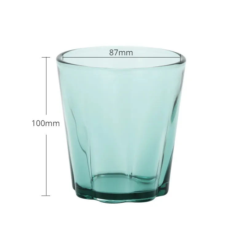 300ml/10oz Color Glass Drink Cups