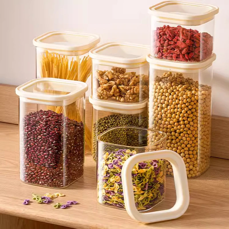 Airtight Nestable Glass Food Storage Containers with Lids   Space-Saving
