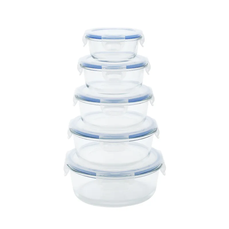 Glass Container with PP Lid Food Storage