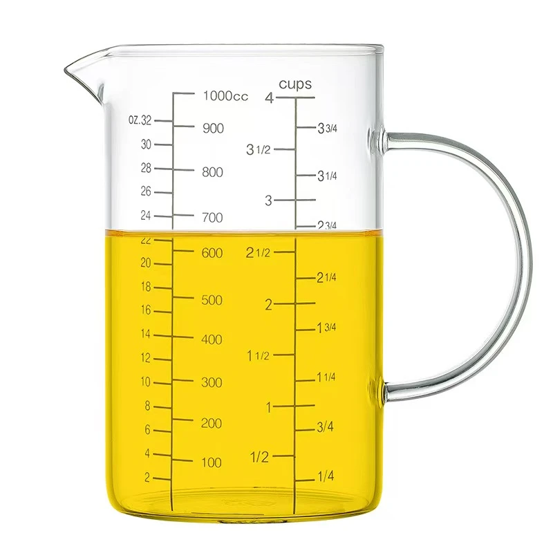High Borosilicate Glass Measuring Cup
