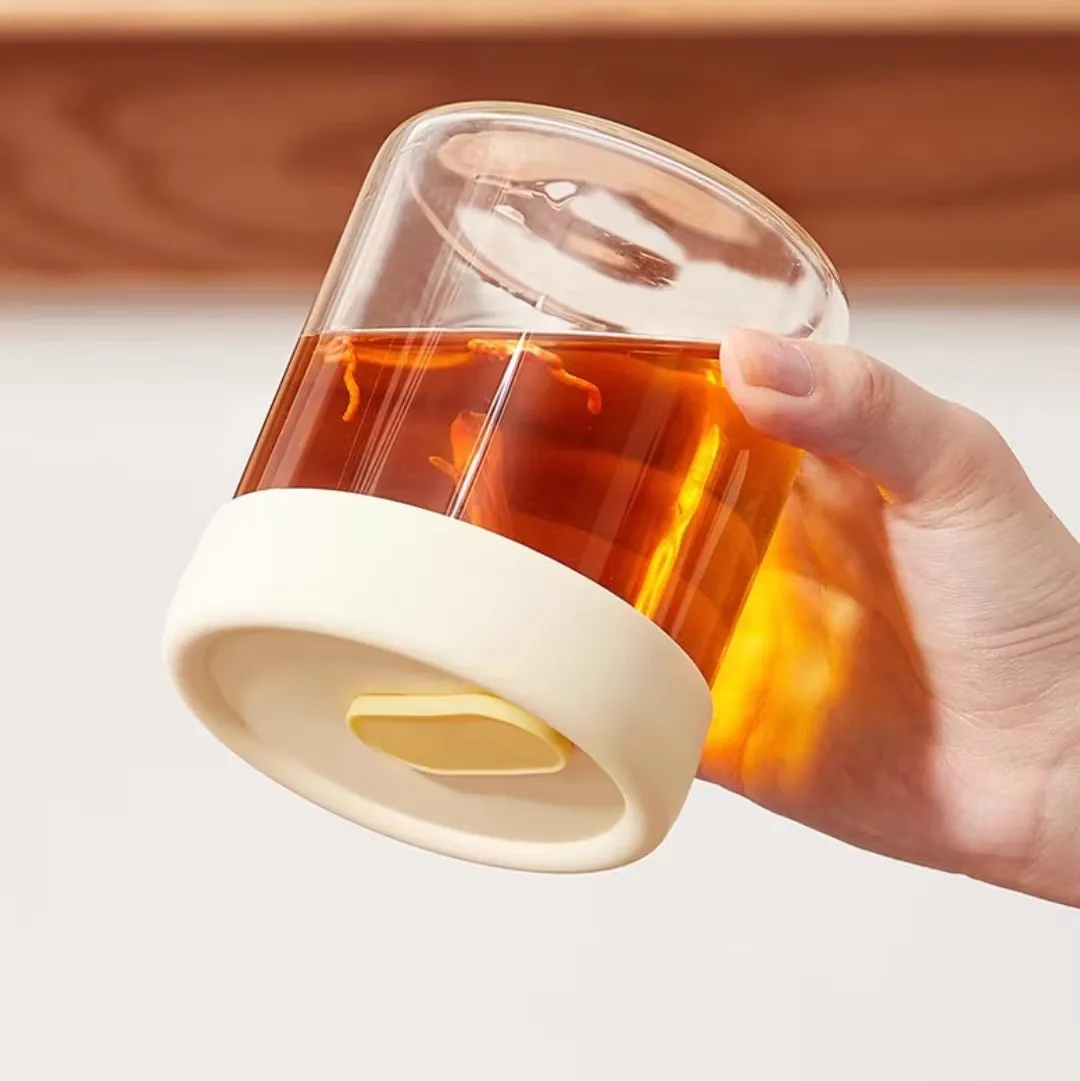 Double Wall Insulated Glass Coffee Mugs