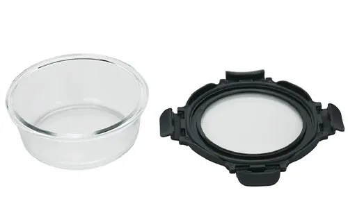 1 litre glass bottle with lid