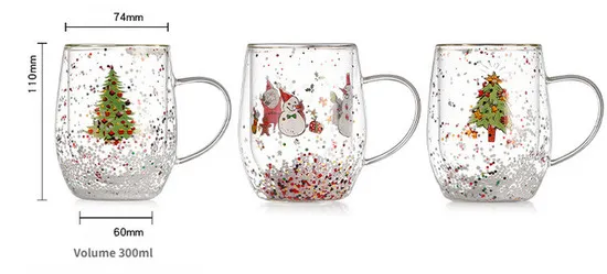 15 oz glass coffee mugs