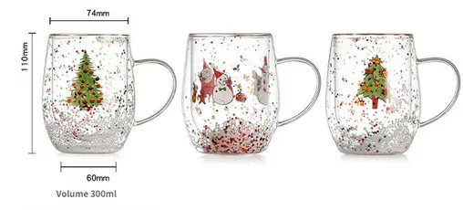 insulated coffee glass cups