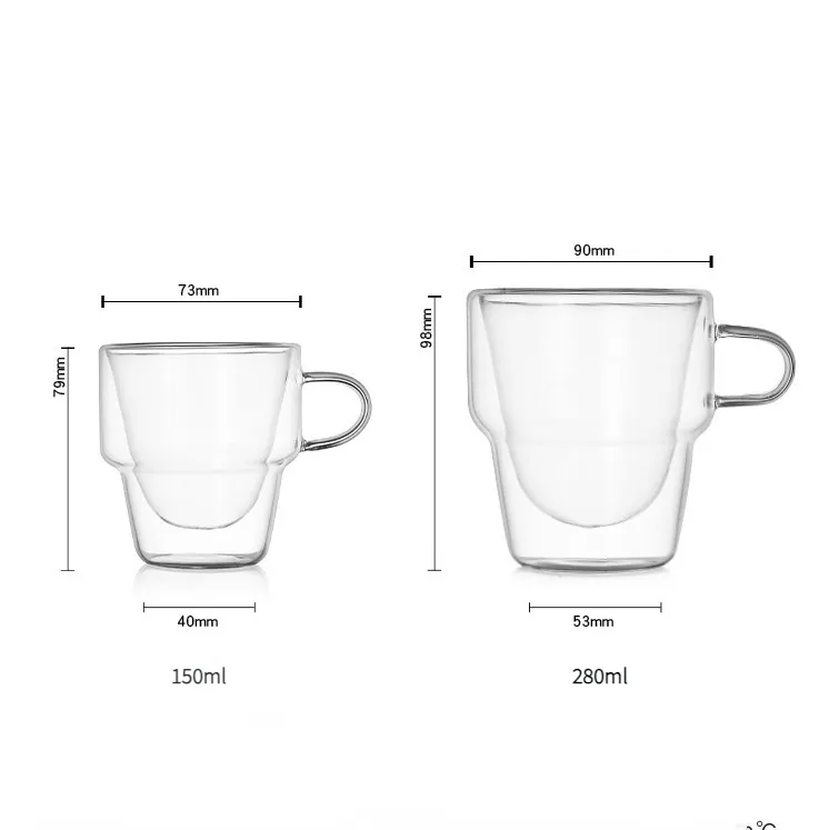 insulated glass coffee tumbler