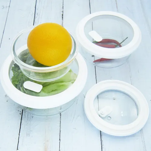 Glass Food Containers with Glass Lids - Airtight &#038; BPA-Free