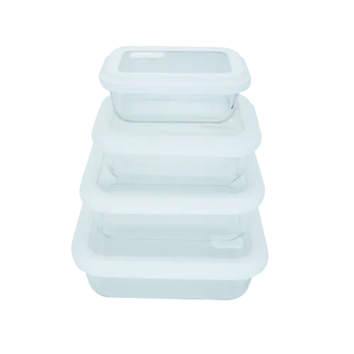 Glass Food Containers with Glass Lids - Airtight &#038; BPA-Free