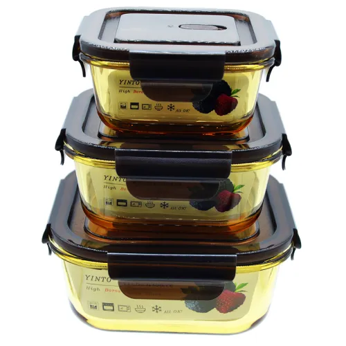 Glass Container with Plastic Vented Lid - Hebei Yuanchang Food Mechanism &#038; Technology Co., Ltd.
