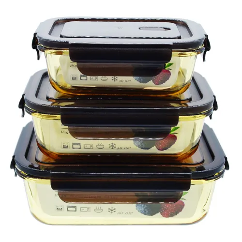 Glass Container with Plastic Vented Lid - Hebei Yuanchang Food Mechanism &#038; Technology Co., Ltd.