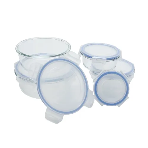 Glass Container with PP Lid Food Storage