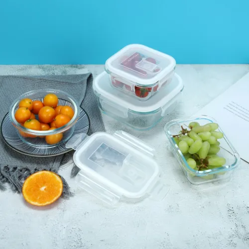 glass jars with airtight lids