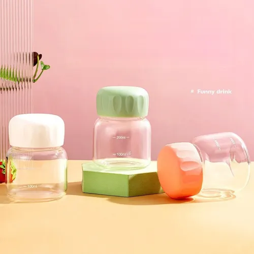 cylinder glass container
