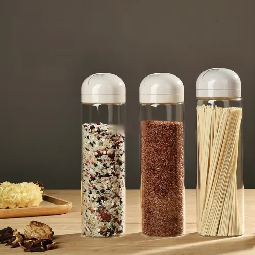 clear glass food storage containers